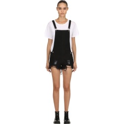 Joan Destroyed Short Overalls