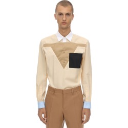 Cotton Poplin Kangaroo Shirt