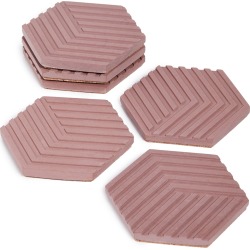 Areaware Table Tile Concrete Coasters