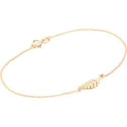 Jennifer Meyer Jewelry 18k Gold Mini Leaf Bracelet
