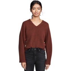 Vince V Neck Cashmere Dolman Sweater
