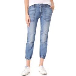 Nili Lotan Cropped French Military Jeans