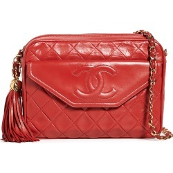 What Goes Around Comes Around Chanel Red Pocket Camera Bag