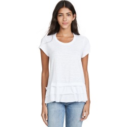 Wilt Double Tier Mock Hem Crew Tee