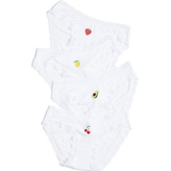 Stripe & Stare Fruit Bikini 4 Pack