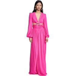 PatBO Neon Cutout Gown