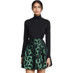 Susana Monaco Mock Neck Open Back Top