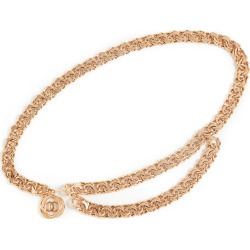 What Goes Around Comes Around Chanel Gold CC Circle Chain Belt