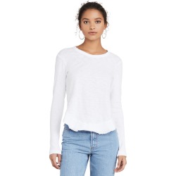Wilt Ruffle Hem Crew Tee