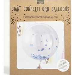 Giant Confetti Orb Balloon wedding decorations pack of three Giant Confetti Orb Balloon wedding decorations pack of three