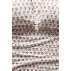 Organic Percale Printed Sheet Set By Anthropologie in Pink Size QUEEN SET