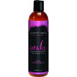 Intimate Earth Awake Massage Oil - 120 ml Black Pepper & Pink Grapefruit