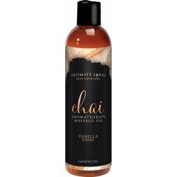 Intimate Earth Chai Massage Oil - 240 ml Vanilla & Chai