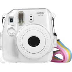Fintie Fujifilm Instax Mini 9 Mini 8 Mini 8+ Camera Clear Case - Crystal Hard PVC Protective Case Cover, (Camera not included)