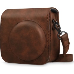 Fintie Protective Case for Fujifilm Instax Mini 8 Mini 8+ Mini 9 Instant Camera - PU Leather Bag Cover, Autumn Love