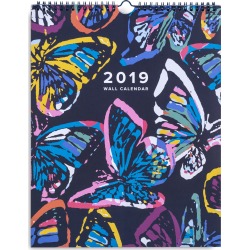 Vera Bradley 2019 Wall Calendar, No Color