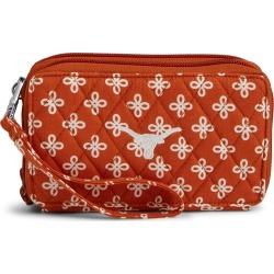 Vera Bradley Collegiate RFID All in One Crossbody, Texas, TX Orange/White Mini Concerto with