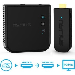 Nyrius ARIES Pro NPCS600 Wireless HD Video Transmitter & Receiver for Streaming HD 1080p 3D Video From Laptop to HDTV/Projector