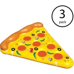 Swimline Giant Inflatable Pizza Slice Float Raft For Lake Beach Pool (3...