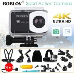 4K HD WIFI Digital Sports Action Camera Waterproof Cam +16in1 Accessories Kit