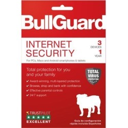 BullGuard Internet Security 2019 - 3 Devices / 1 Year