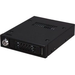 ICY DOCK 2.5 Inch SATA/SAS HDD/SSD Full Metal Mobile Rack in 1 x 3.5 Inch Device Bay - ToughArmor MB991IK-B
