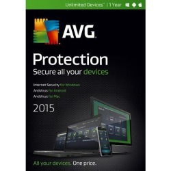 AVG Protection 2015 - Unlimited Devices / 1 Year (Internet Security)