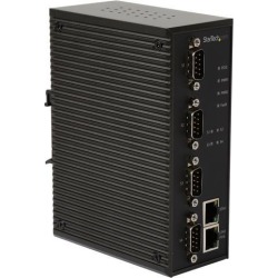 StarTech.com NETRS42348PD 4 Port Industrial RS-232 / 422 / 485 Serial to IP Ethernet Device Server