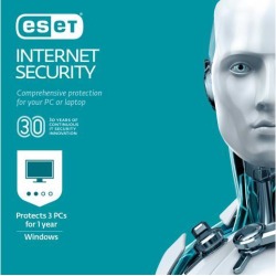 ESET Internet Security 2019 - 3 PCs (Product Key Card)