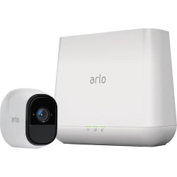Arlo Pro Security System - 1 Rechargeable Battery Powered Wire-Free HD Night Vision Indoor/Outdoor Security Camera with Audio and Siren -