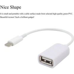 Apple Mobile Phone OTG Adapter Cable for iPhone IOS 10.3 USB OTG