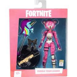 McFarlane Toys - Fortnite Cuddle Team Leader Figure - BlackWhitePink