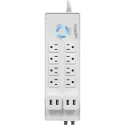 Panamax - Power 360 8-Outlet Power Strip - White