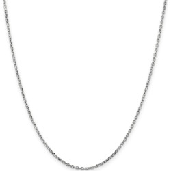 Womens Gold Classics(tm) 1.8mm. White Gold Diamond Cut Necklace found on Bargain Bro from Boscovs.com for USD $1,899.98