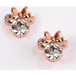 Disney Minnie Mouse Rose Gold Flash Plated Stud Earrings found on Bargain Bro from Boscovs.com for USD $45.60