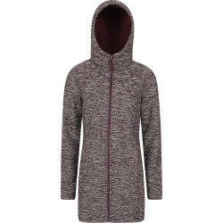 Stirling Womens Sherpa Lined Hoodie - Burgundy