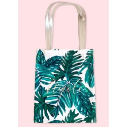 Personalized Palm Leaf Tote Style EB3293PLM found on Bargain Bro from David's Bridal for USD $20.48