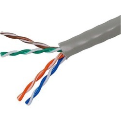 1000ft Cat5e-Gray Ethernet Bulk Cable Solid 350Mhz UTP Copper 24AWG