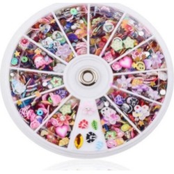 1200 pcs Mixed Nail Art Flower Rhinestone Decoration for Women