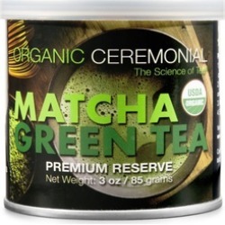 Organic Ceremonial Matcha Green Tea Powder 3 oz Tin