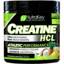 Nutrakey 6150088 Creatine Hcl Unflavored, 125 Serving
