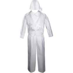 Baby Boy White Christening Baptism Special Gown 0 -24 Months