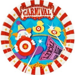 Buyseasons 263928 Carnival Games Dinner Plates - Size 24