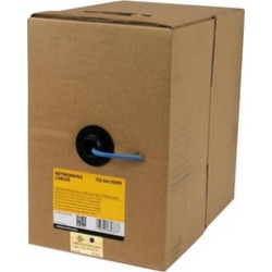 StarTech WIR5ECMPHBL Cat5e 500ft Solid UTP Bulk Cable
