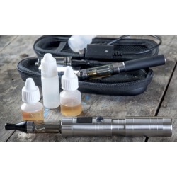 Electronic Cigarettes. E-Juice Bottles, or Accessories at Vape Corps (48% Off), Two Options Available.