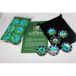 Golf Poker Chip Game