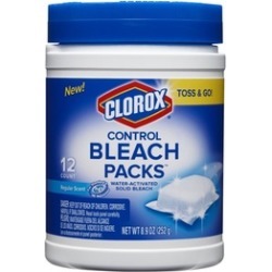 Clorox Control Bleach Packs, Regular, 12 Count