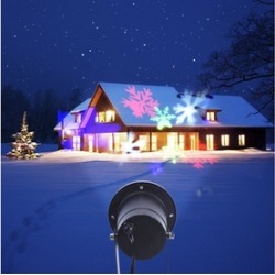 Christmas Snowflake Show LED Laser Light Projector