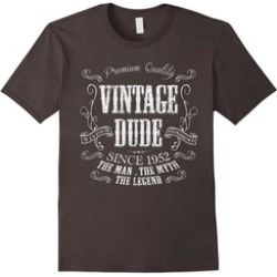 66th Birthday gift shirt Vintage dude 1952 66 year old shirt