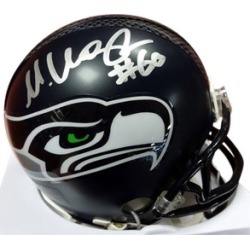 Autographed Max Unger Seattle Seahawks Mini Helmet